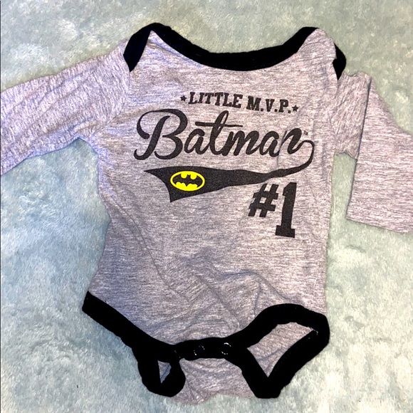 Batman long sleeve onesie